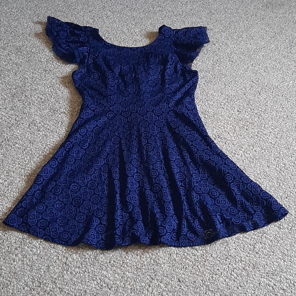 Mi a Mi Full Lace Mini Swing Dress.